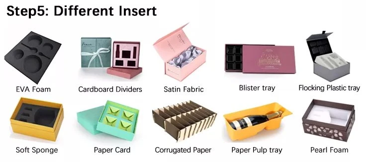 choose folding box surface finish and insert 2